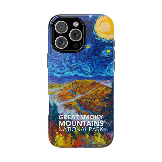 Great Smoky Mountains National Park Phone Case - Starry Night