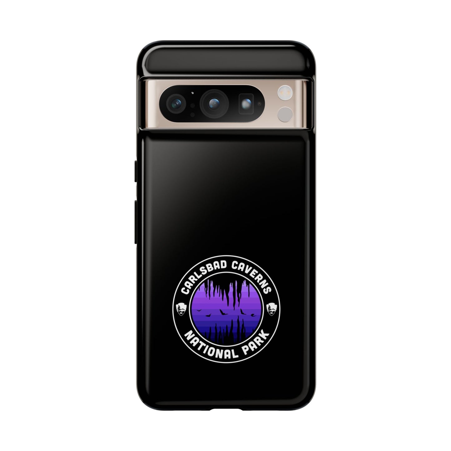 Carlsbad Caverns National Park Phone Case - Round Emblem Design