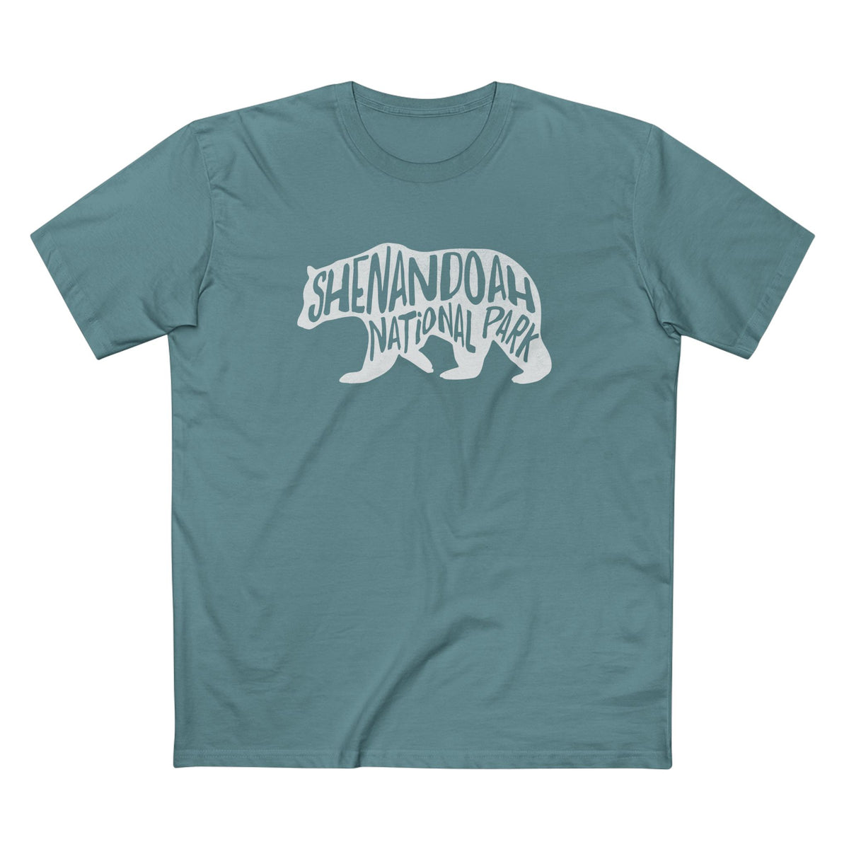 Shenandoah National Park T-Shirt - Black Bear in Slate Blue