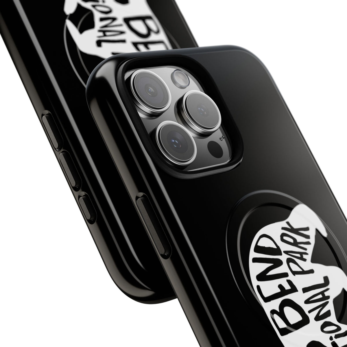 Big Bend National Park iPhone Case with MagSafe - Black Bear Design
