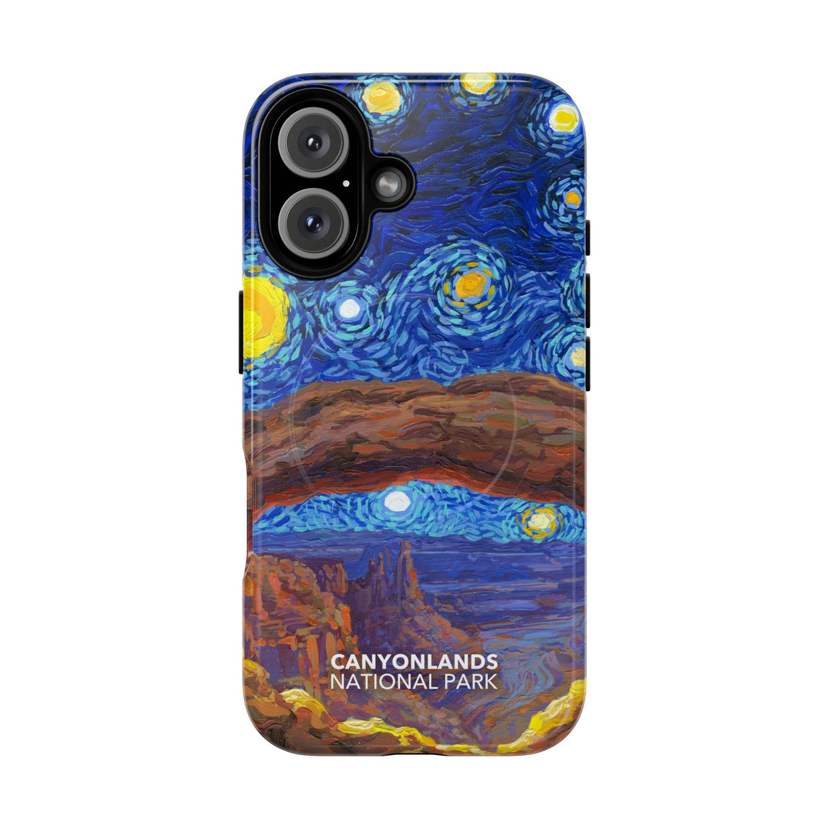 Canyonlands National Park iPhone Case with MagSafe - Starry Night