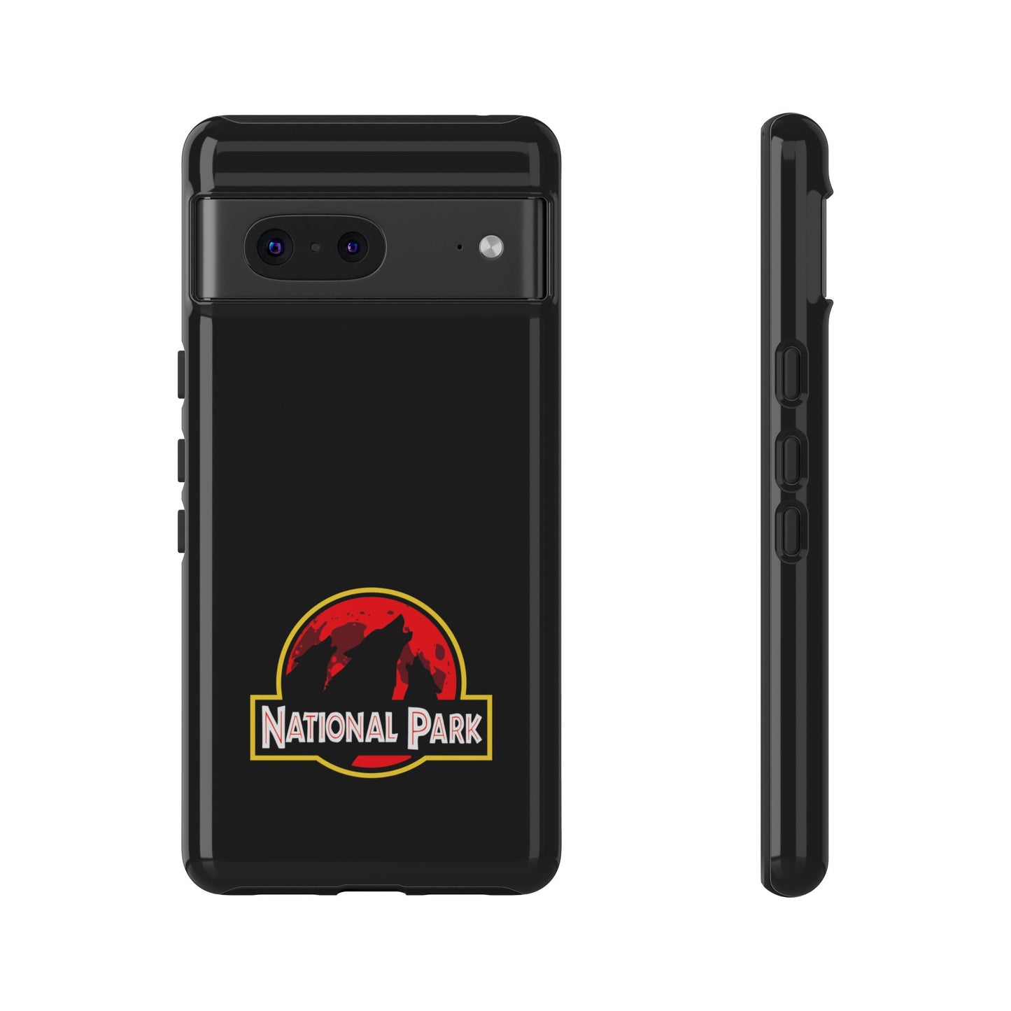 3 Wolf National Park iPhone Case - Parody Logo