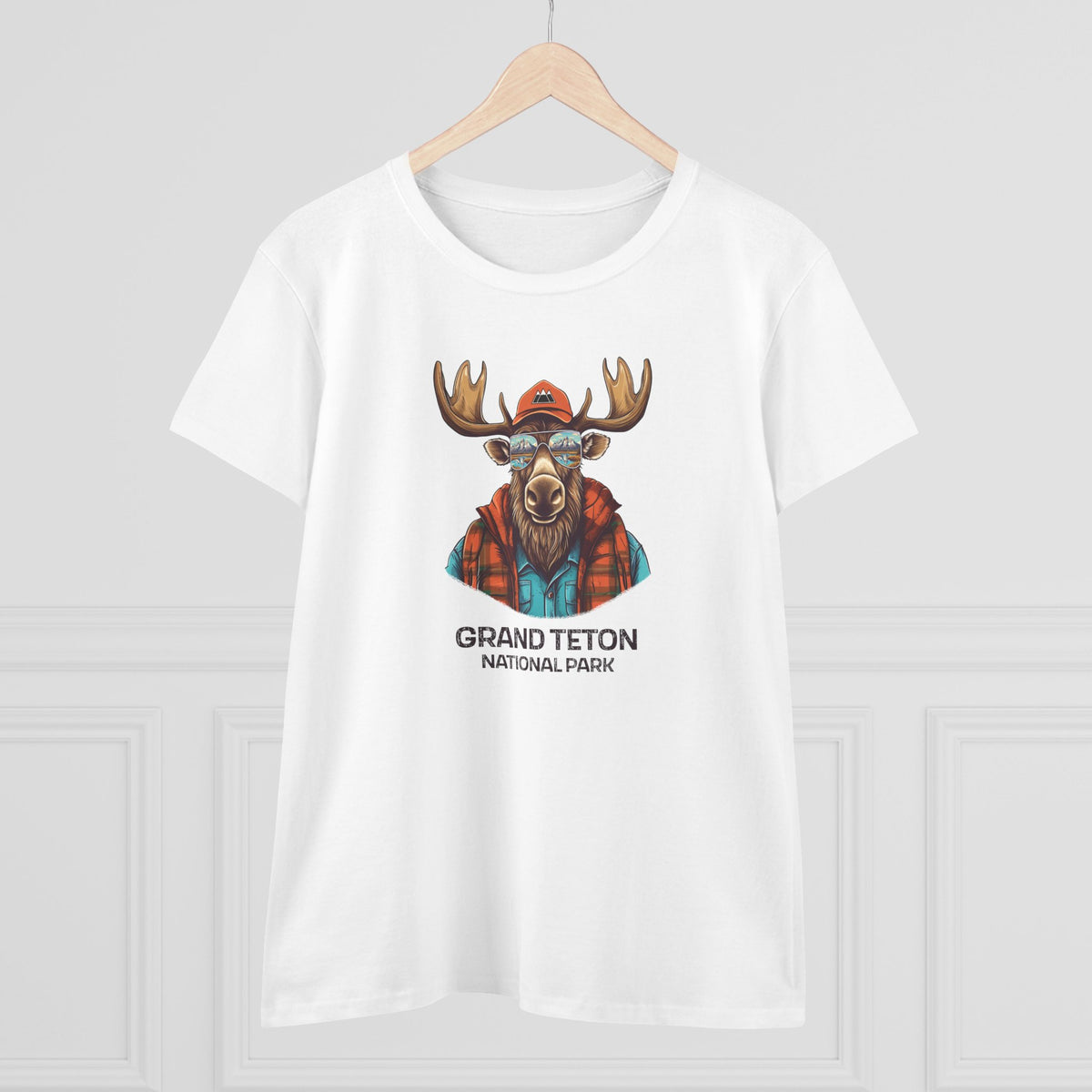 Grand Teton National Park Women's T-Shirt - Cool Moose