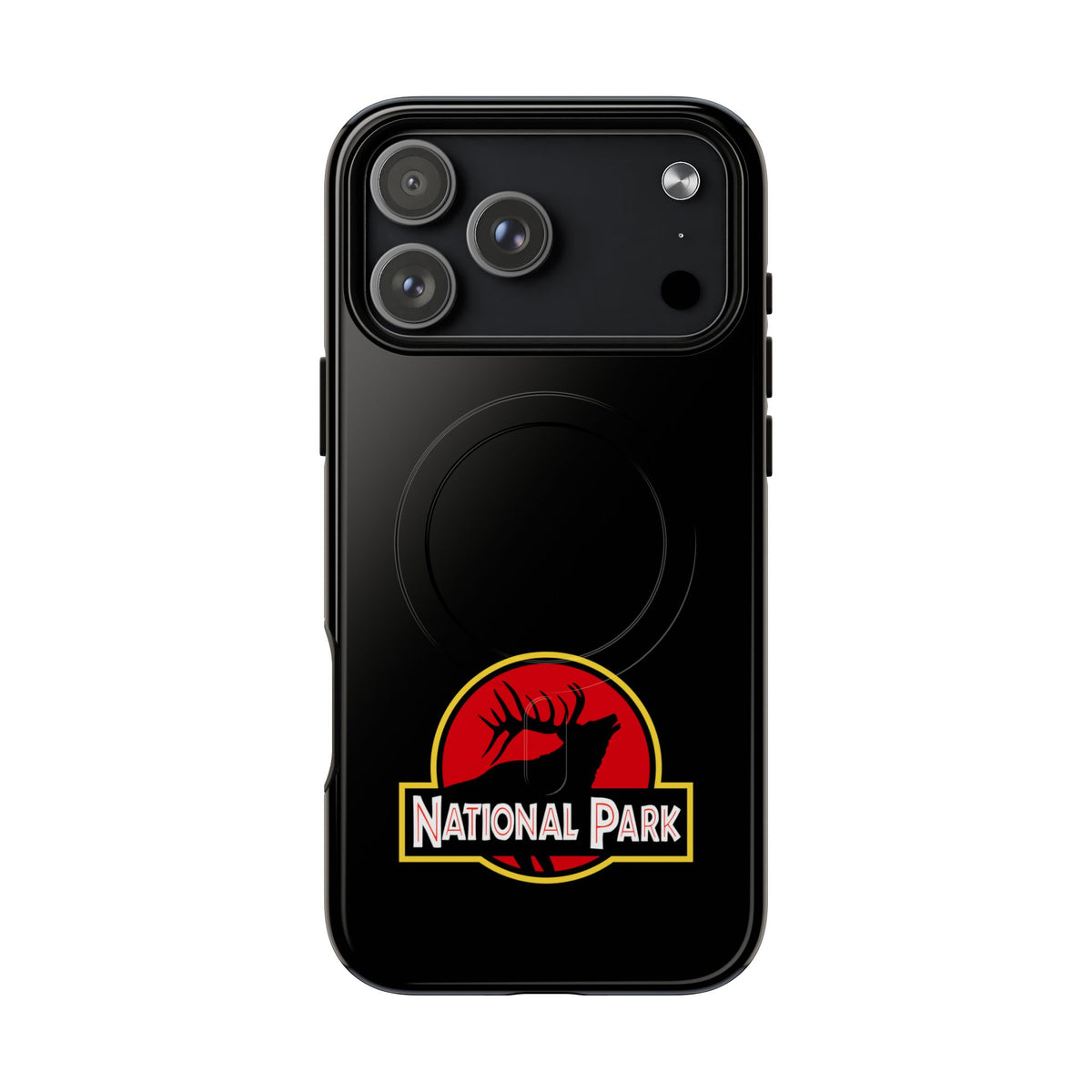 Elk National Park iPhone Case with MagSafe - Parody Logo