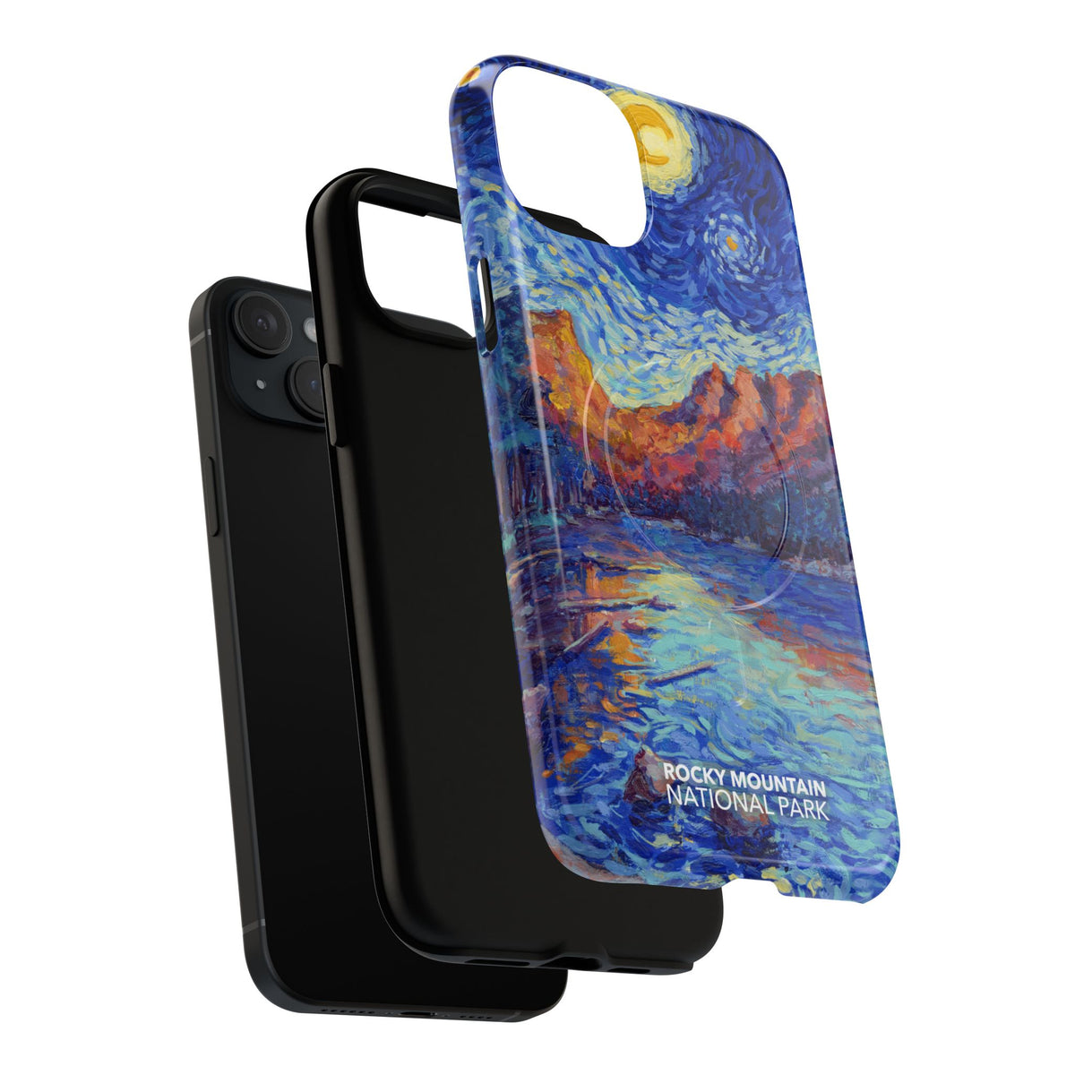 Rocky Mountain National Park iPhone Case with MagSafe - Starry Night