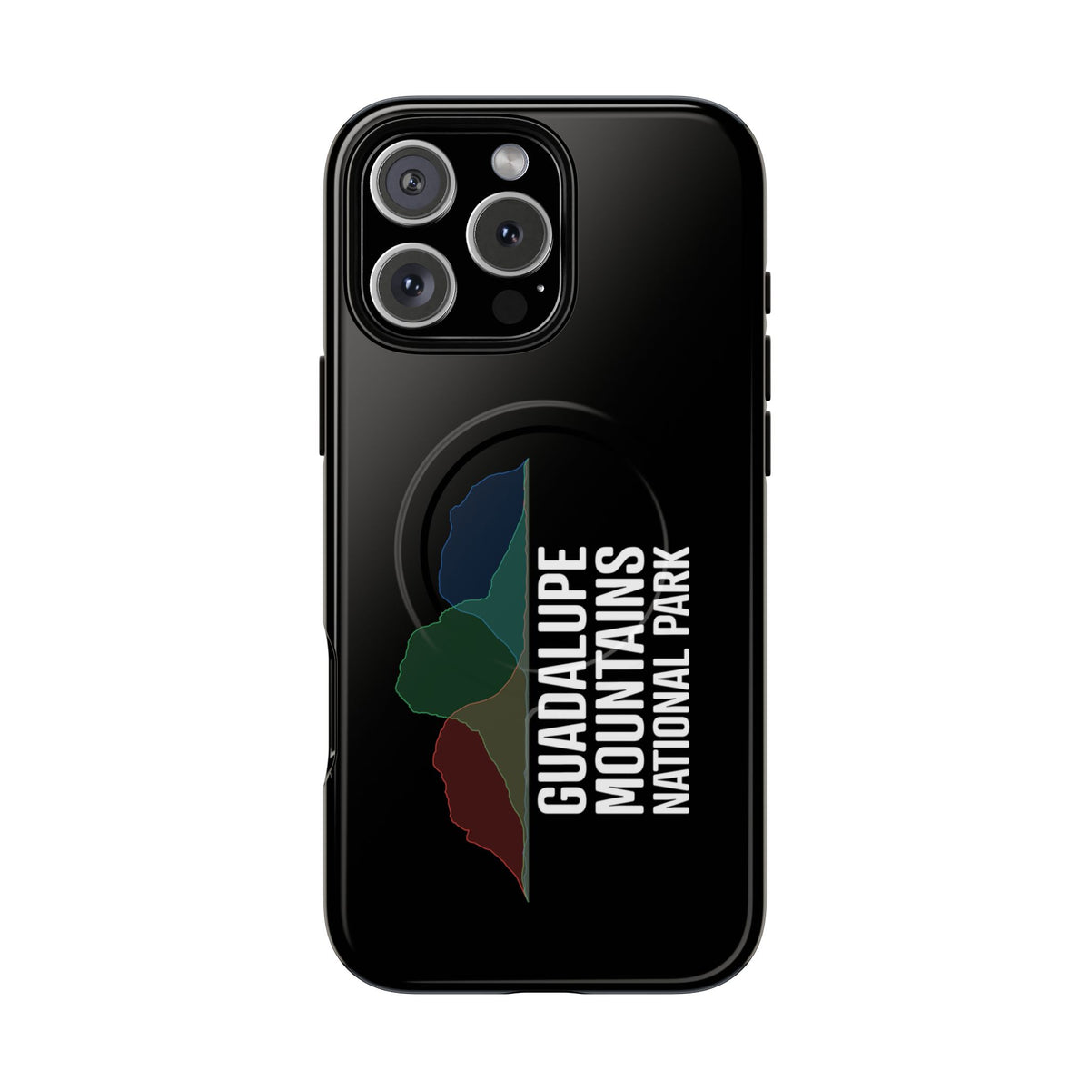 Guadalupe Mountains National Park iPhone Case with MagSafe - Histogram Design
