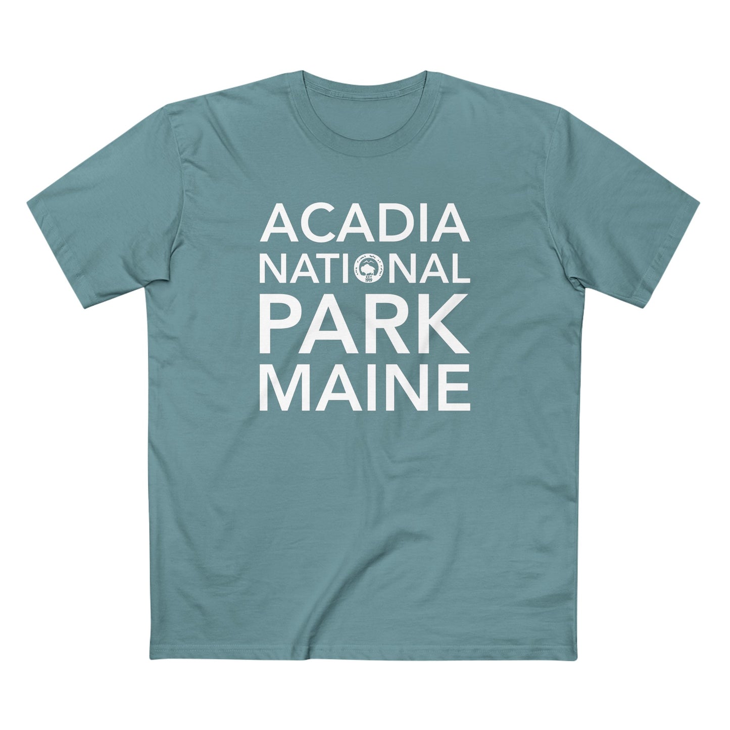 Acadia National Park T-Shirt Block Text