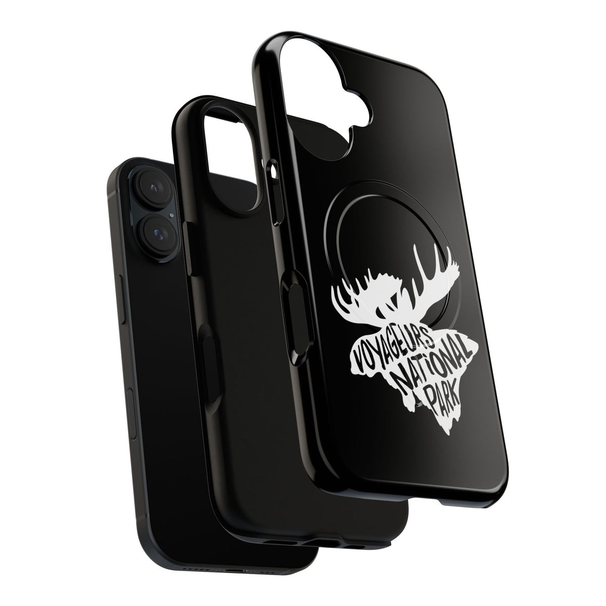 Voyageurs National Park iPhone Case with MagSafe - Moose Design
