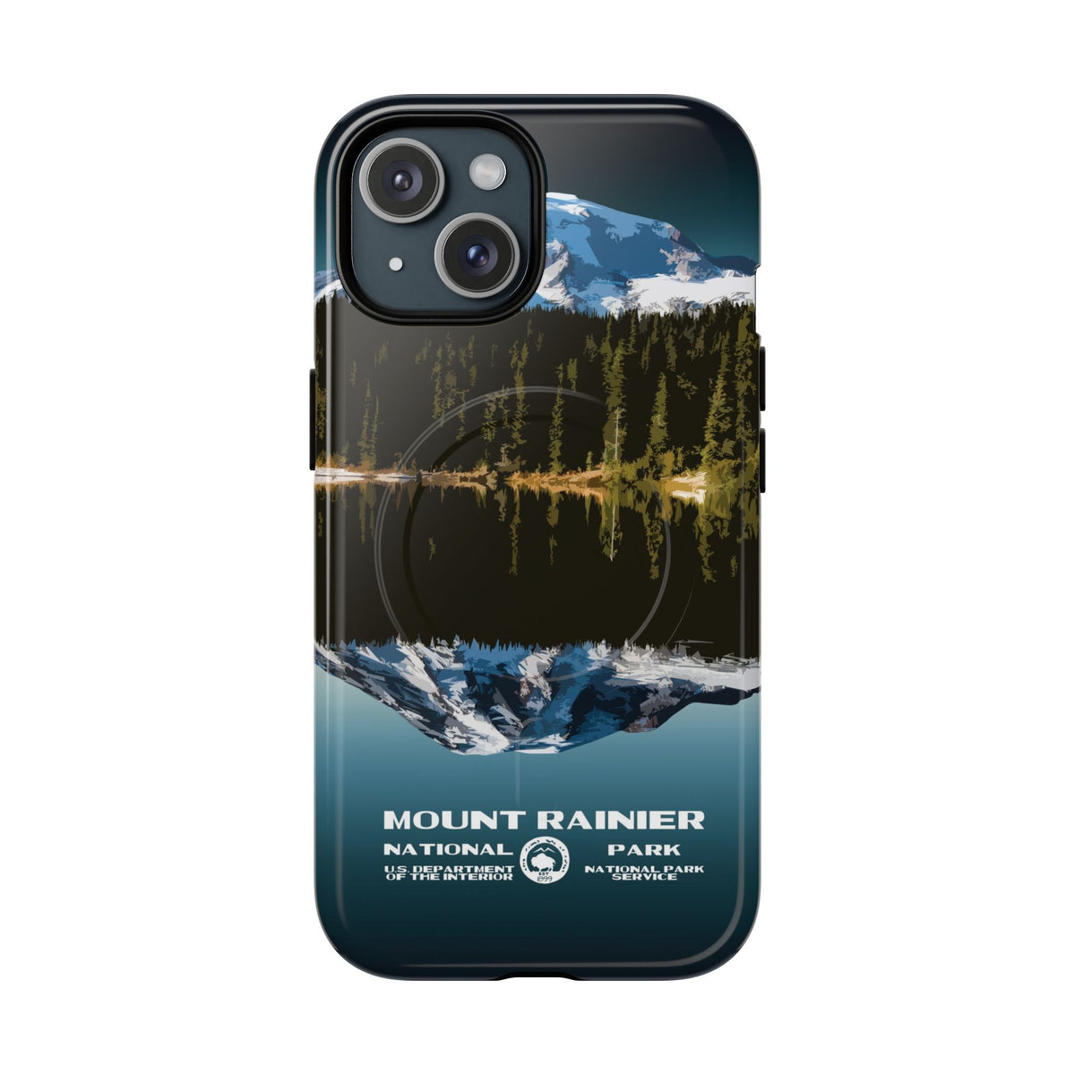 Mount Rainier National Park iPhone Case with MagSafe - WPA Design