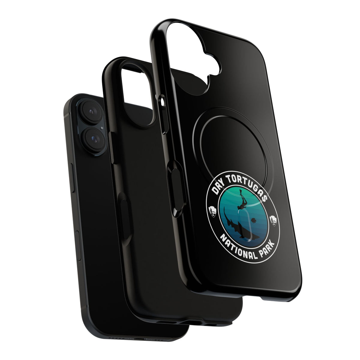 Dry Tortugas National Park iPhone Case with MagSafe - Round Emblem Design