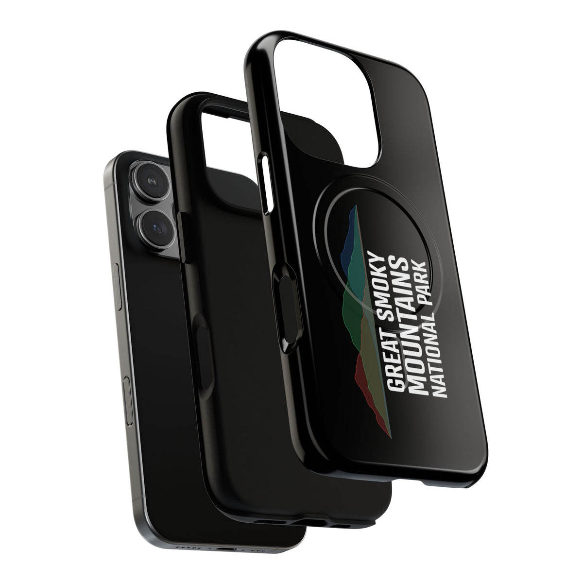 Great Smoky Mountains National Park iPhone Case with MagSafe - Histogram Design