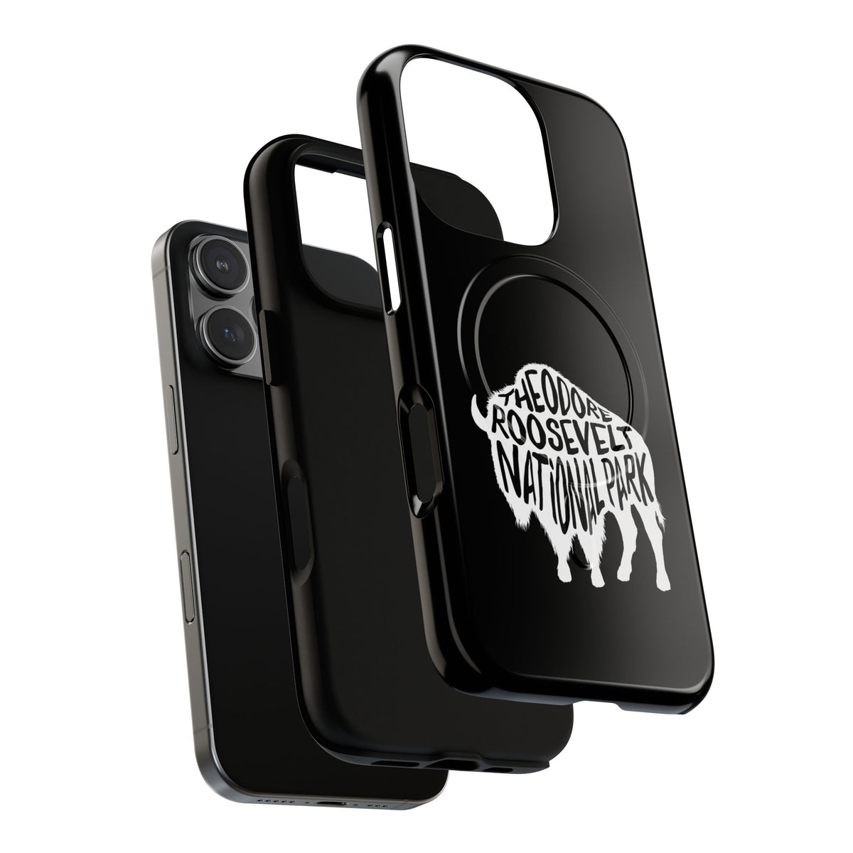 Theodore Roosevelt National Park iPhone Case with MagSafe - Bison Design