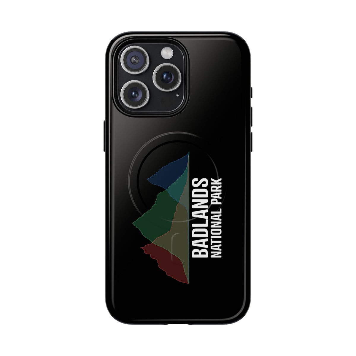 Badlands National Park iPhone Case with MagSafe - Histogram Design