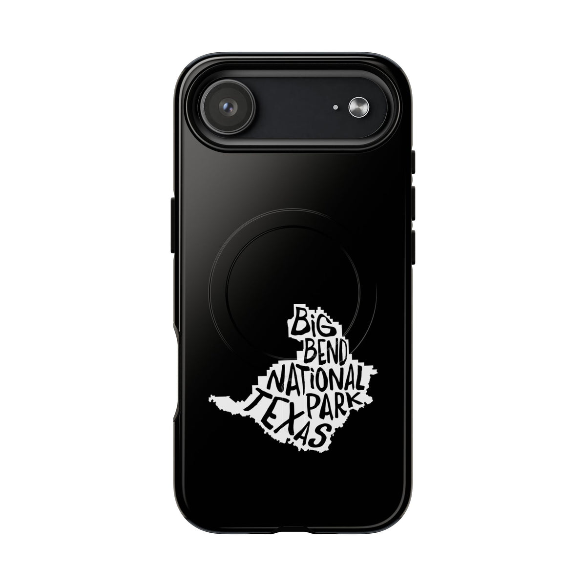 Big Bend National Park iPhone Case with MagSafe - Map Design
