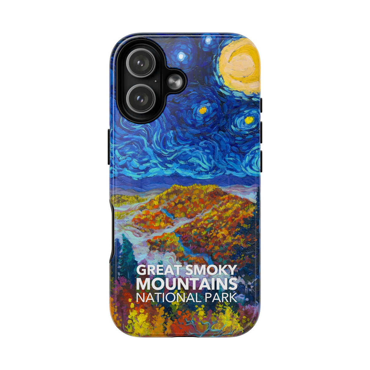 Great Smoky Mountains National Park iPhone Case with MagSafe - Starry Night