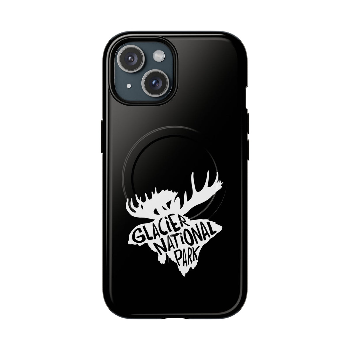 Glacier National Park iPhone Case with MagSafe - Moose Design