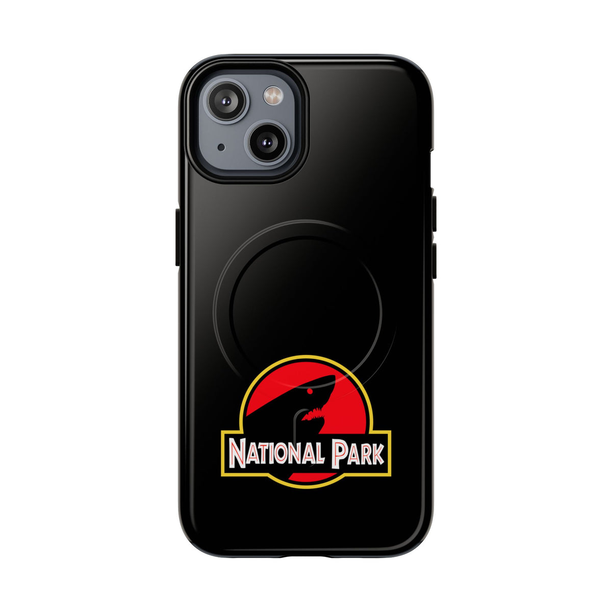 Shark National Park iPhone Case with MagSafe - Parody Logo