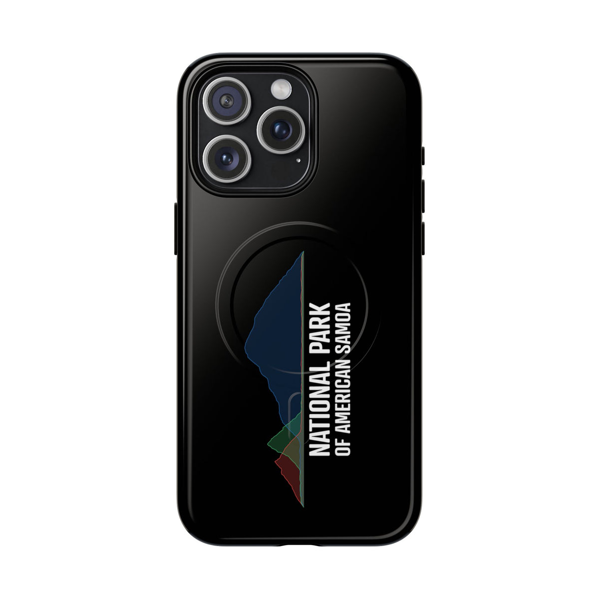 National Park of American Samoa iPhone Case with MagSafe - Histogram Design