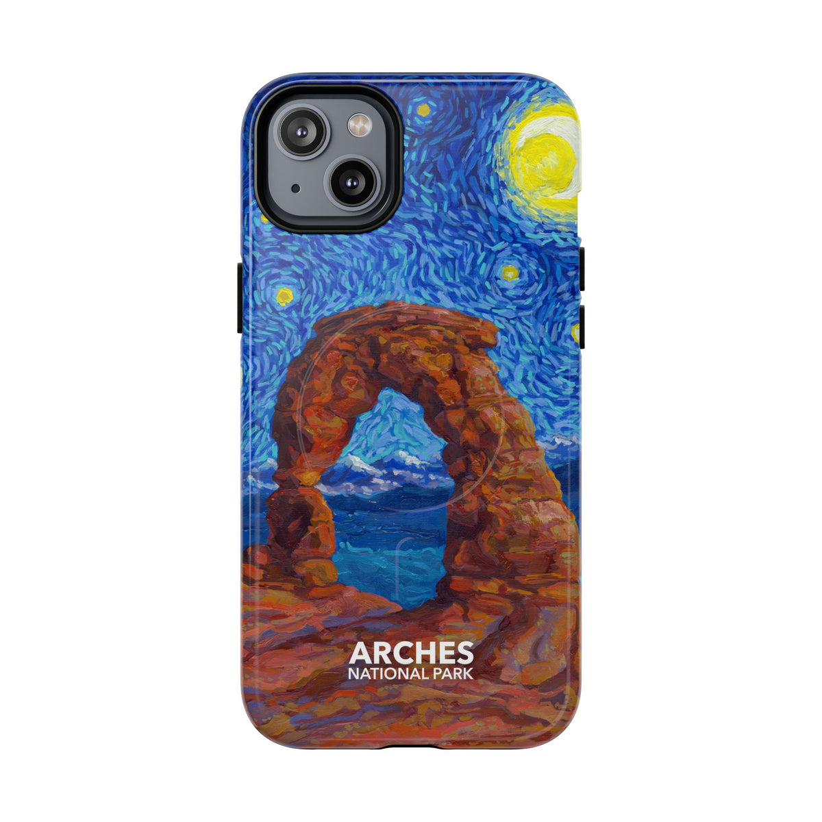 Arches National Park iPhone Case with MagSafe - Starry Night
