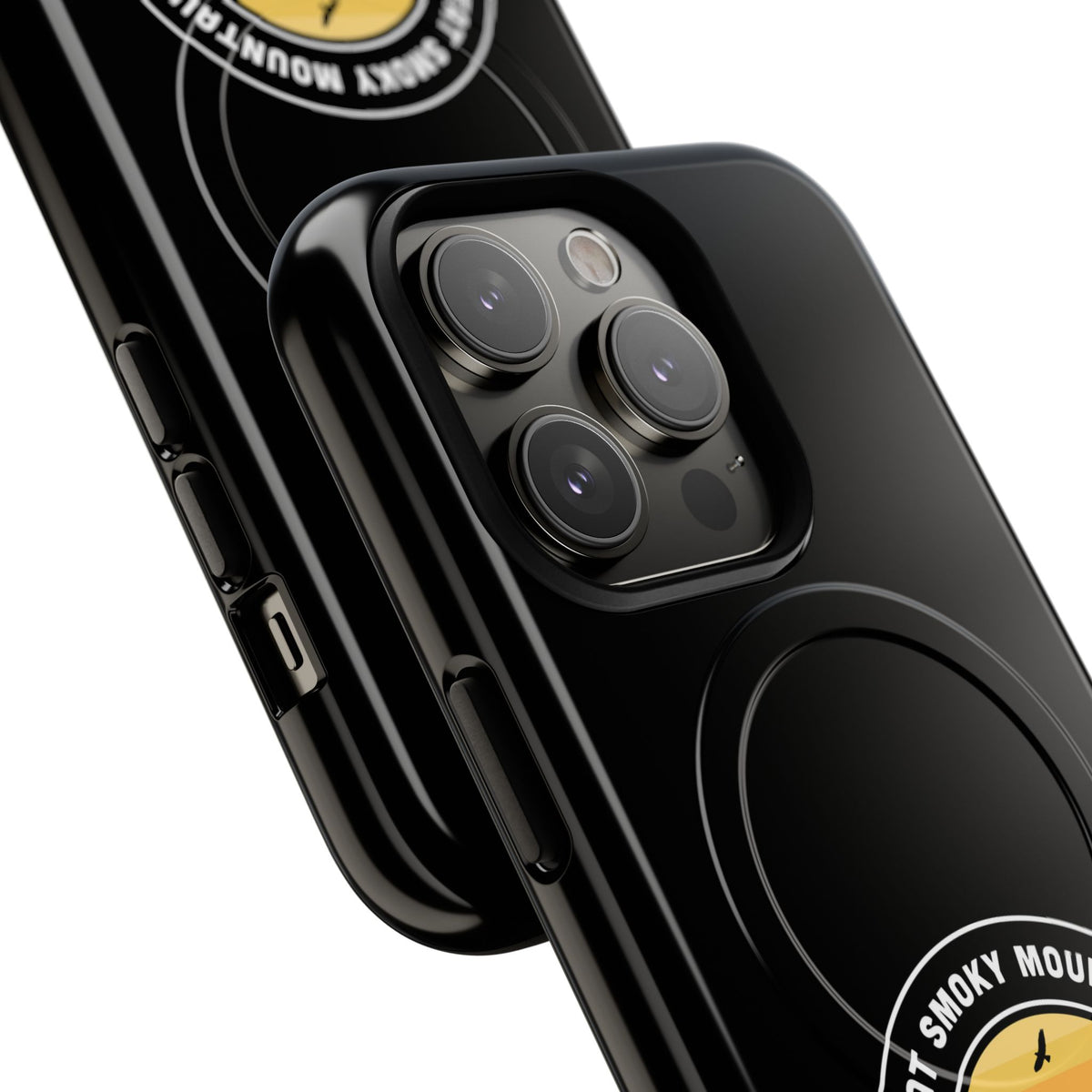Great Smoky Mountains National Park iPhone Case with MagSafe - Round Emblem Design