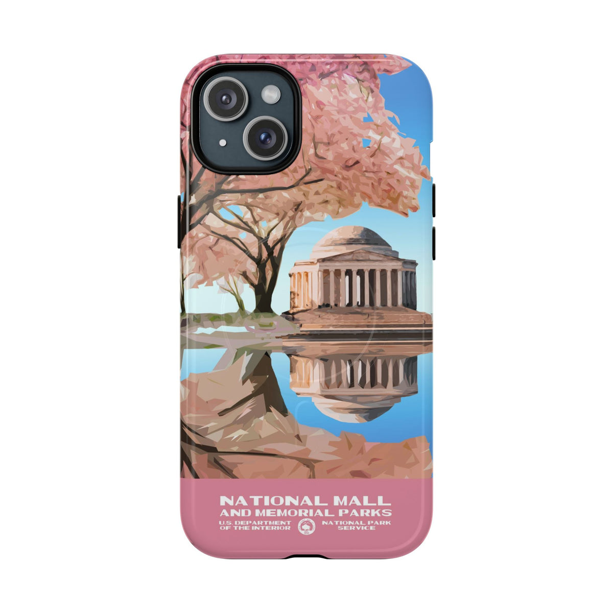 National Mall Washington DC iPhone Case with MagSafe - WPA Design