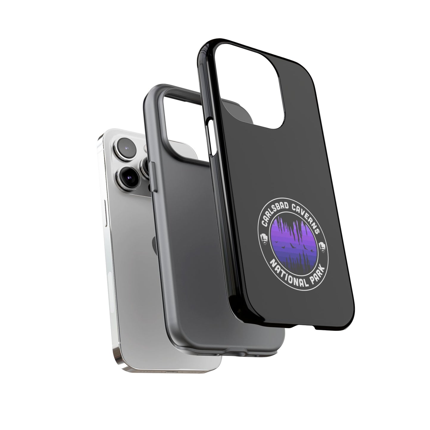 Carlsbad Caverns National Park Phone Case - Round Emblem Design