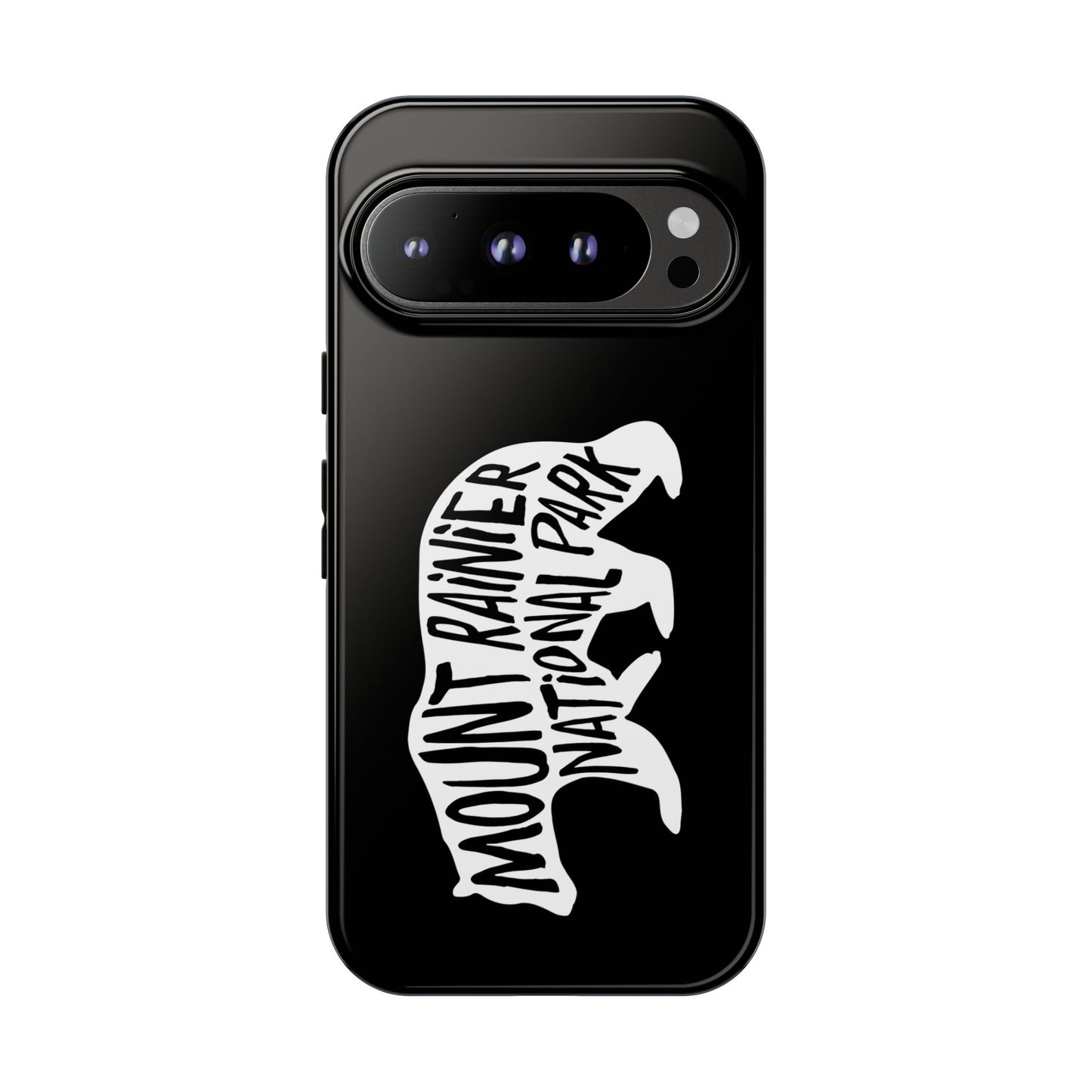 Mount Rainier National Park Phone Case - Black Bear Design