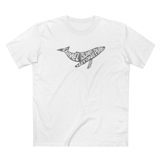 Channel Islands National Park T-Shirt - Humpback Whale in White