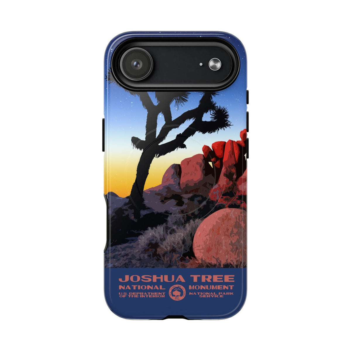 Joshua Tree National Park iPhone Case with MagSafe - Night