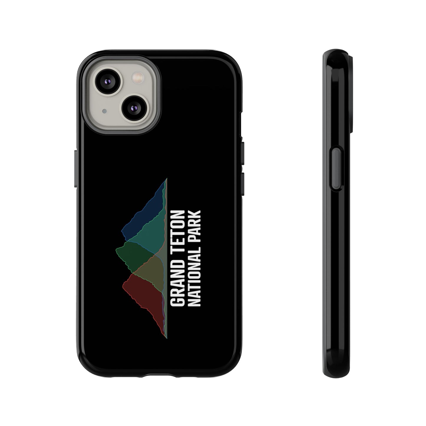 Grand Teton National Park Phone Case - Histogram Design