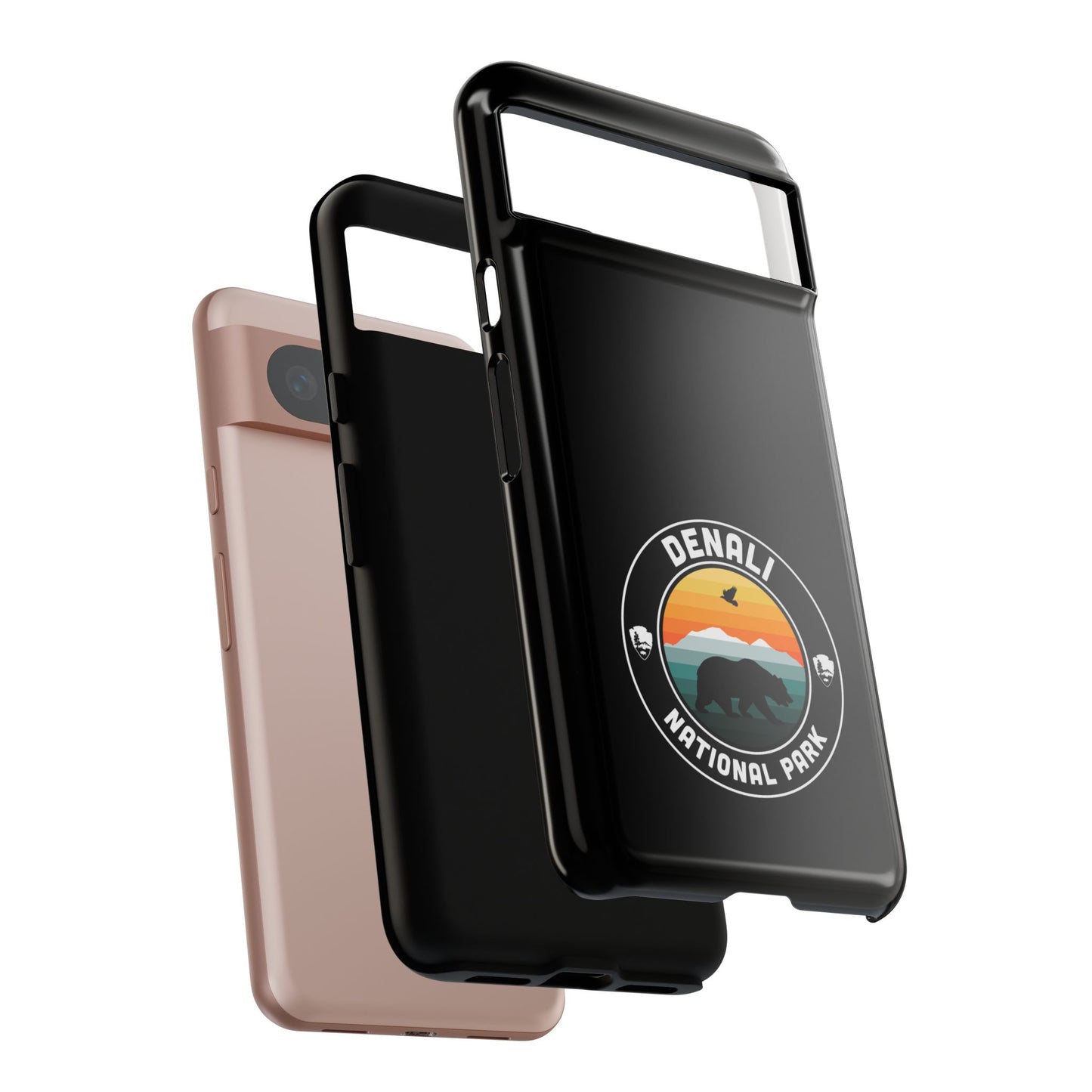 Denali National Park Phone Case - Round Emblem Design