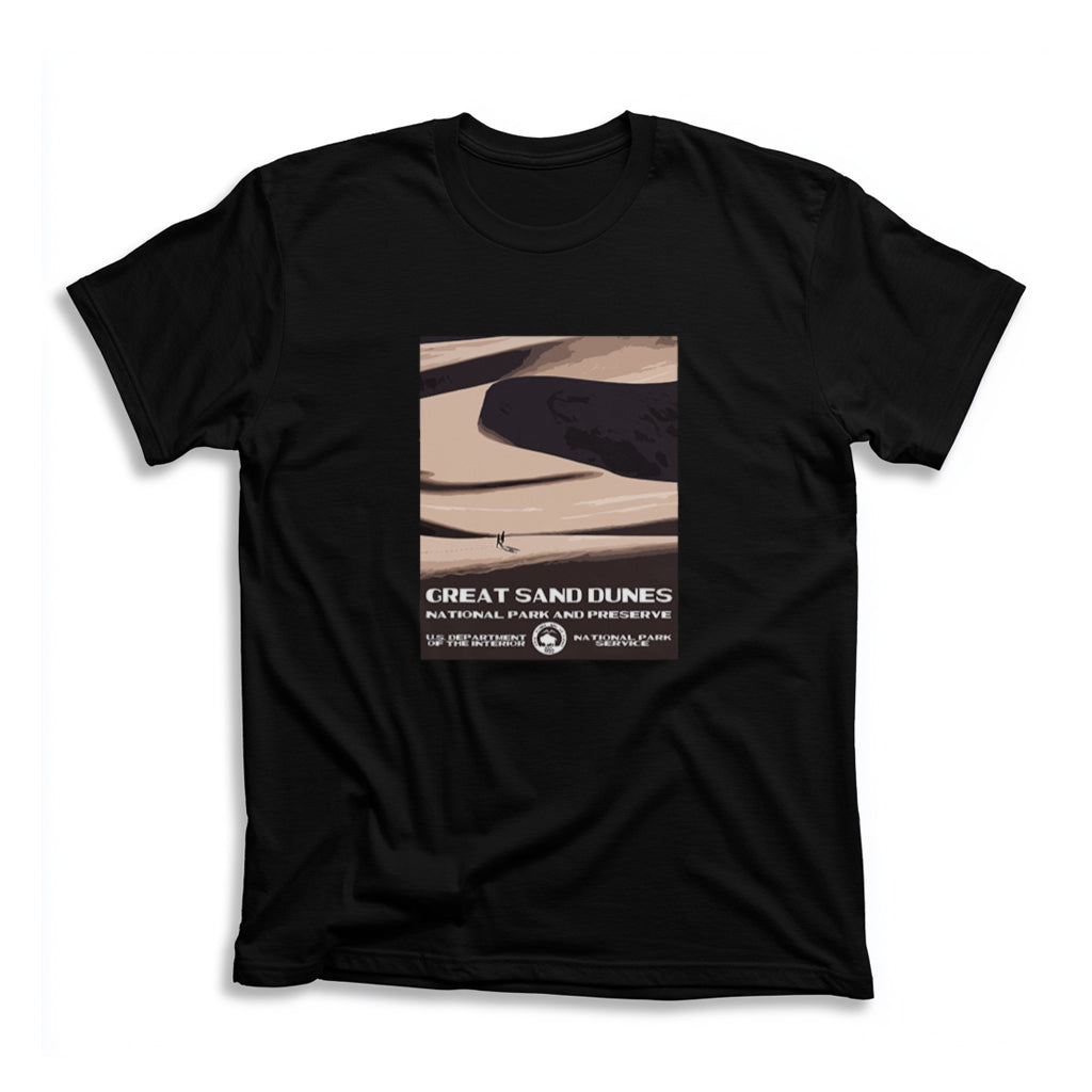 Great Sand Dunes National Park T-Shirt in Black