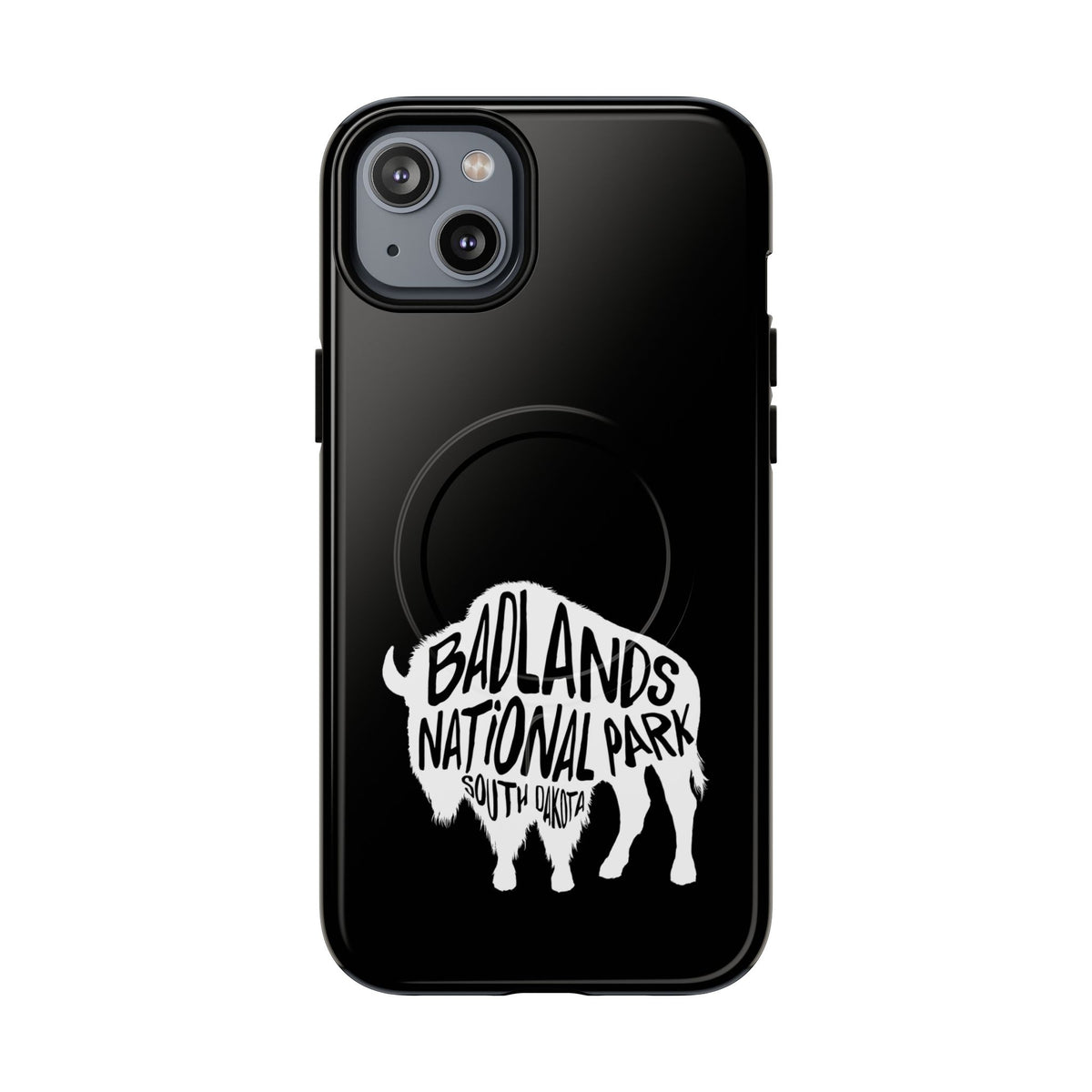Badlands National Park iPhone Case with MagSafe - Bison Design