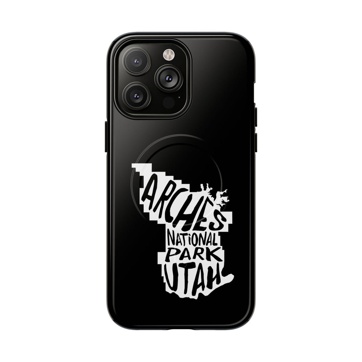 Arches National Park iPhone Case with MagSafe - Map Design