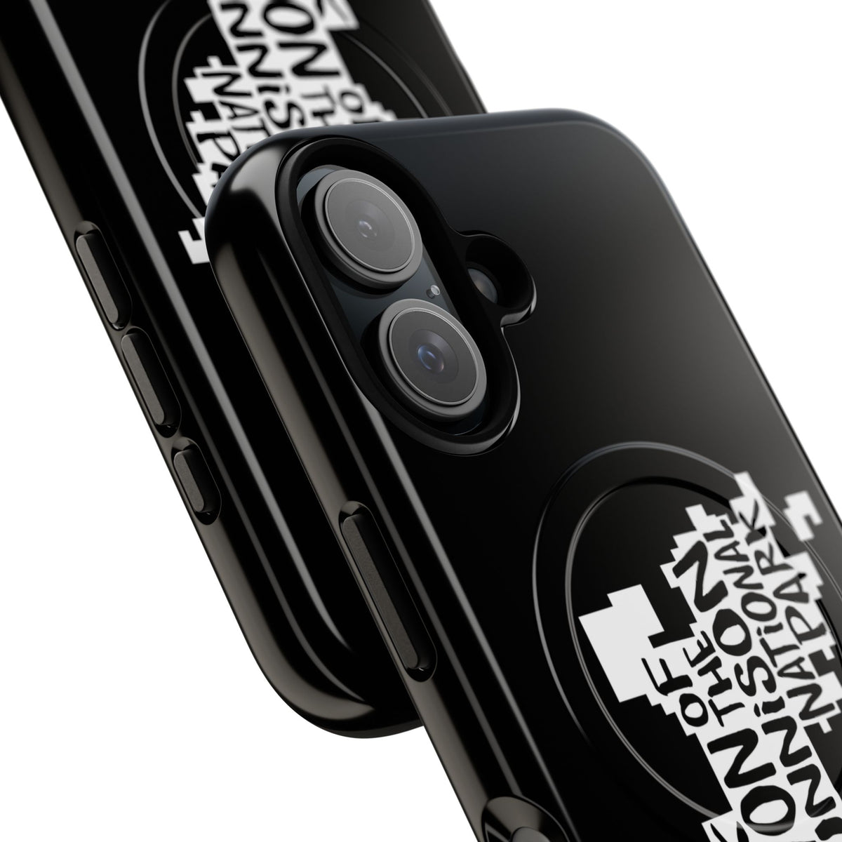 Black Canyon of the Gunnison National Park iPhone Case with MagSafe - Map Design