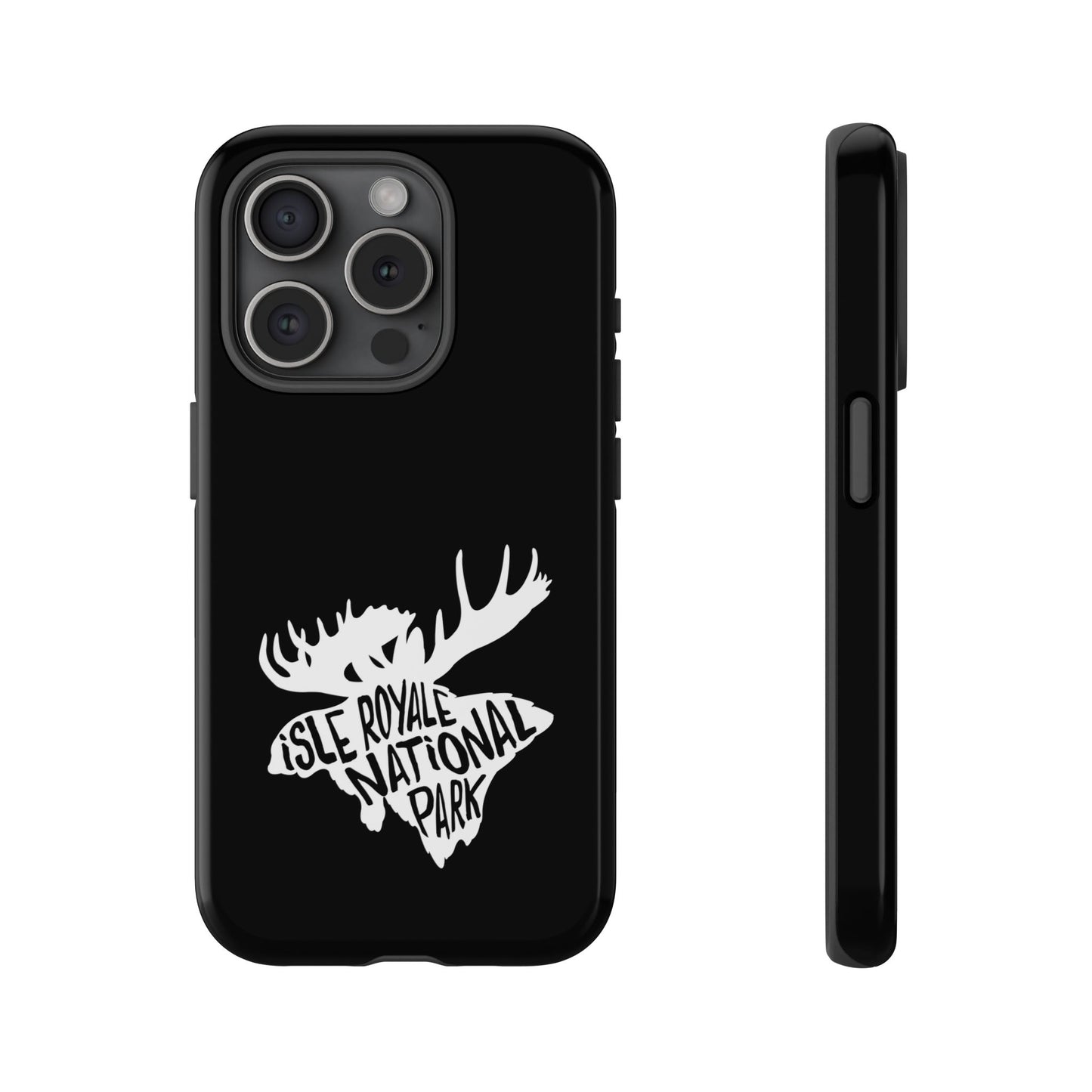 Isle Royale National Park Phone Case - Moose Design