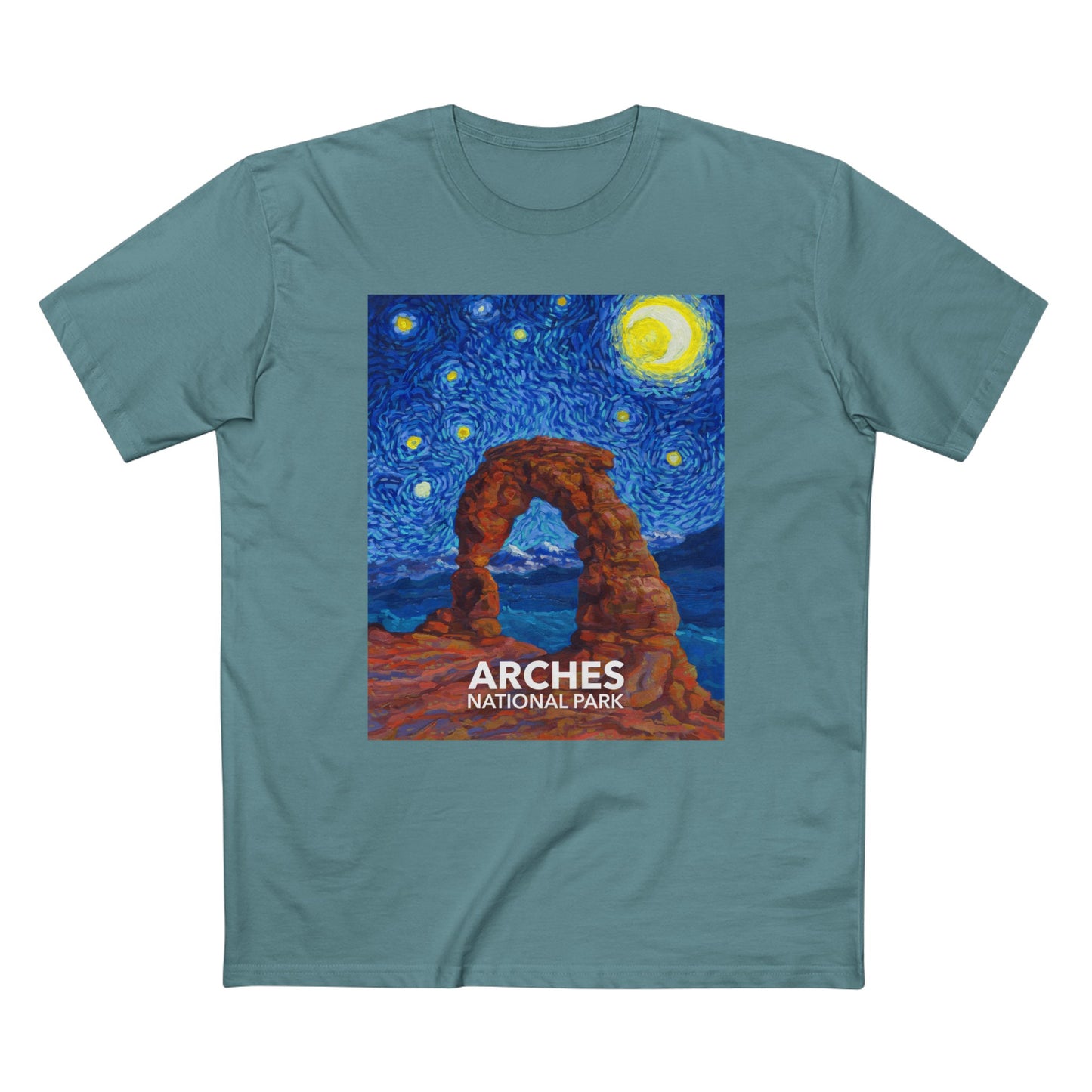 Arches National Park T-Shirt - The Starry Night