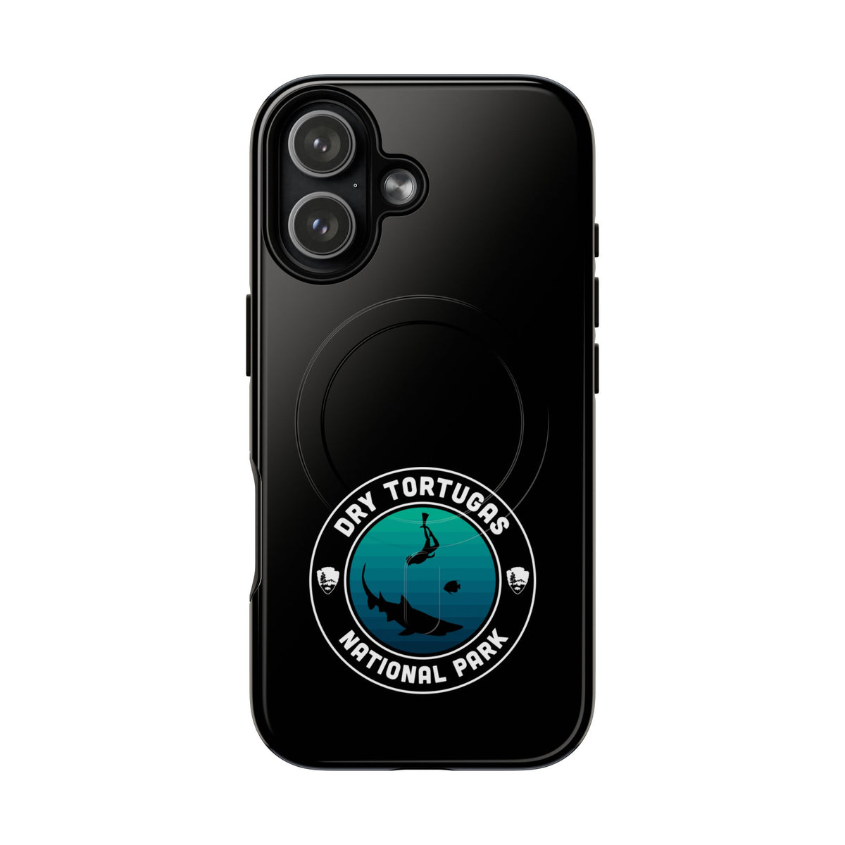 Dry Tortugas National Park iPhone Case with MagSafe - Round Emblem Design