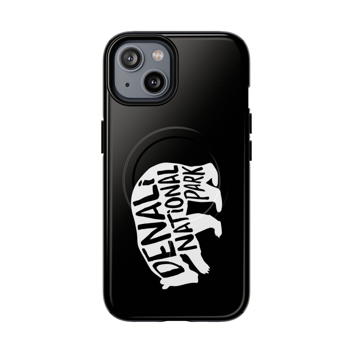 Denali National Park iPhone Case with MagSafe - Grizzly Bear Design