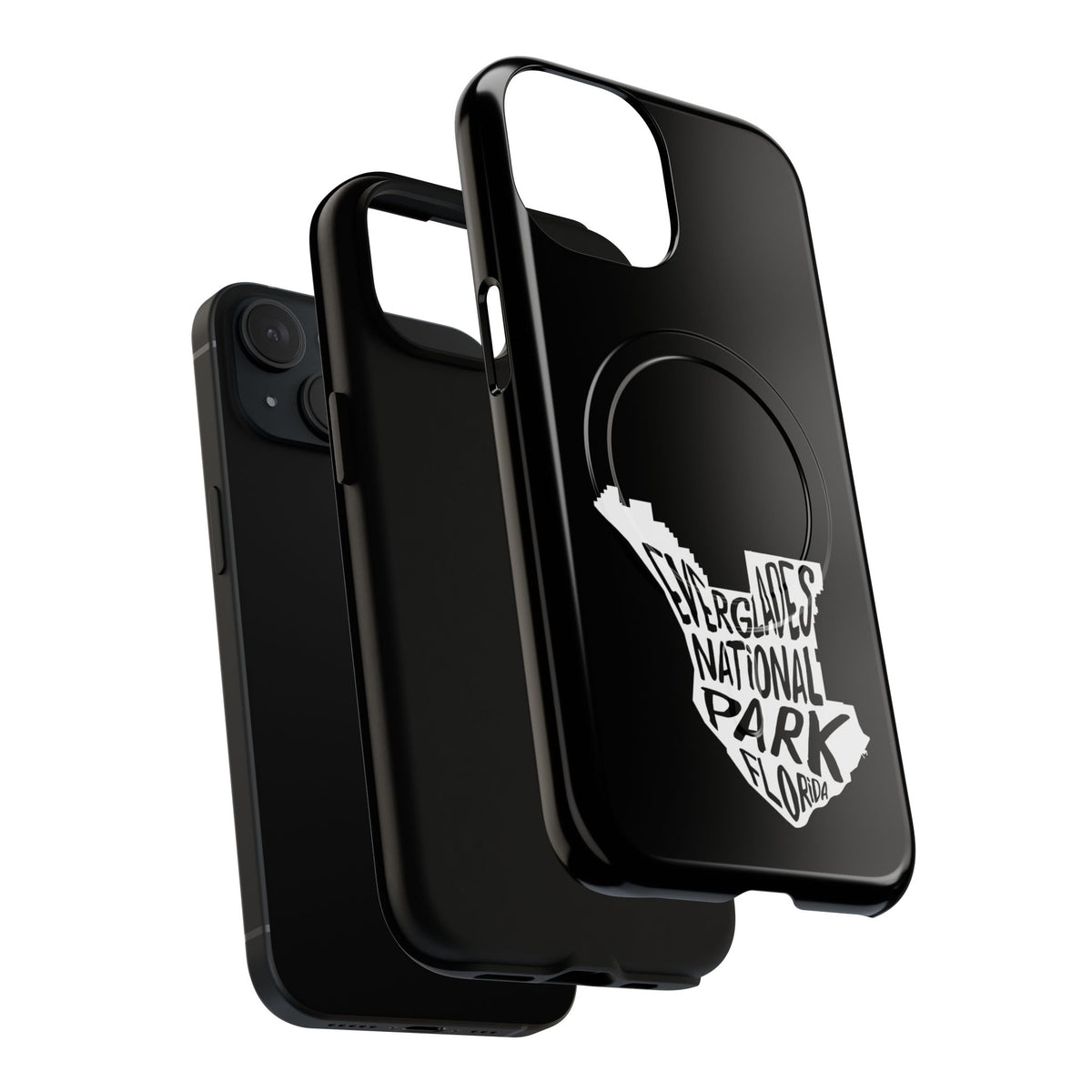Everglades National Park iPhone Case with MagSafe - Map Design