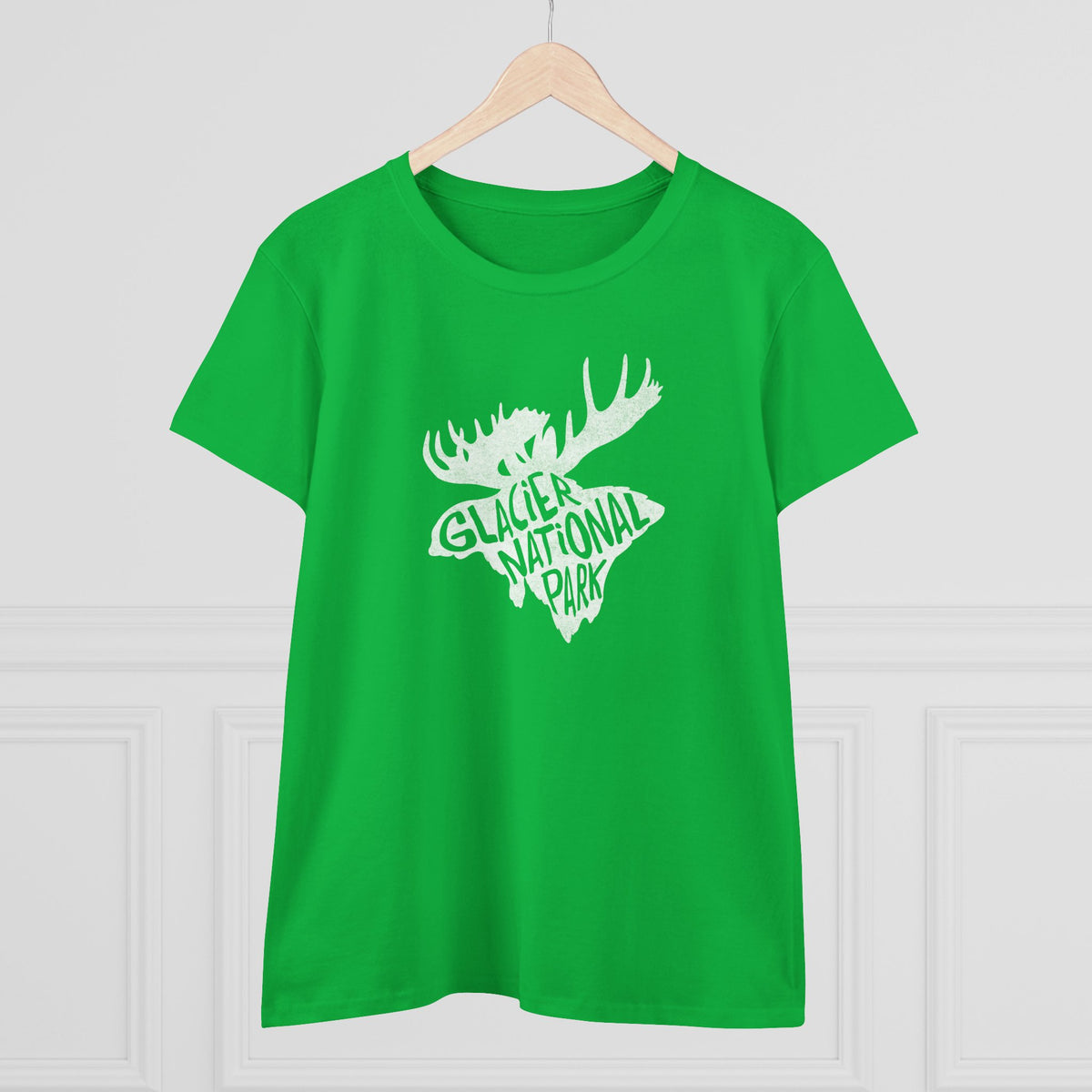 Glacier National Park Women's T-Shirt - Moose