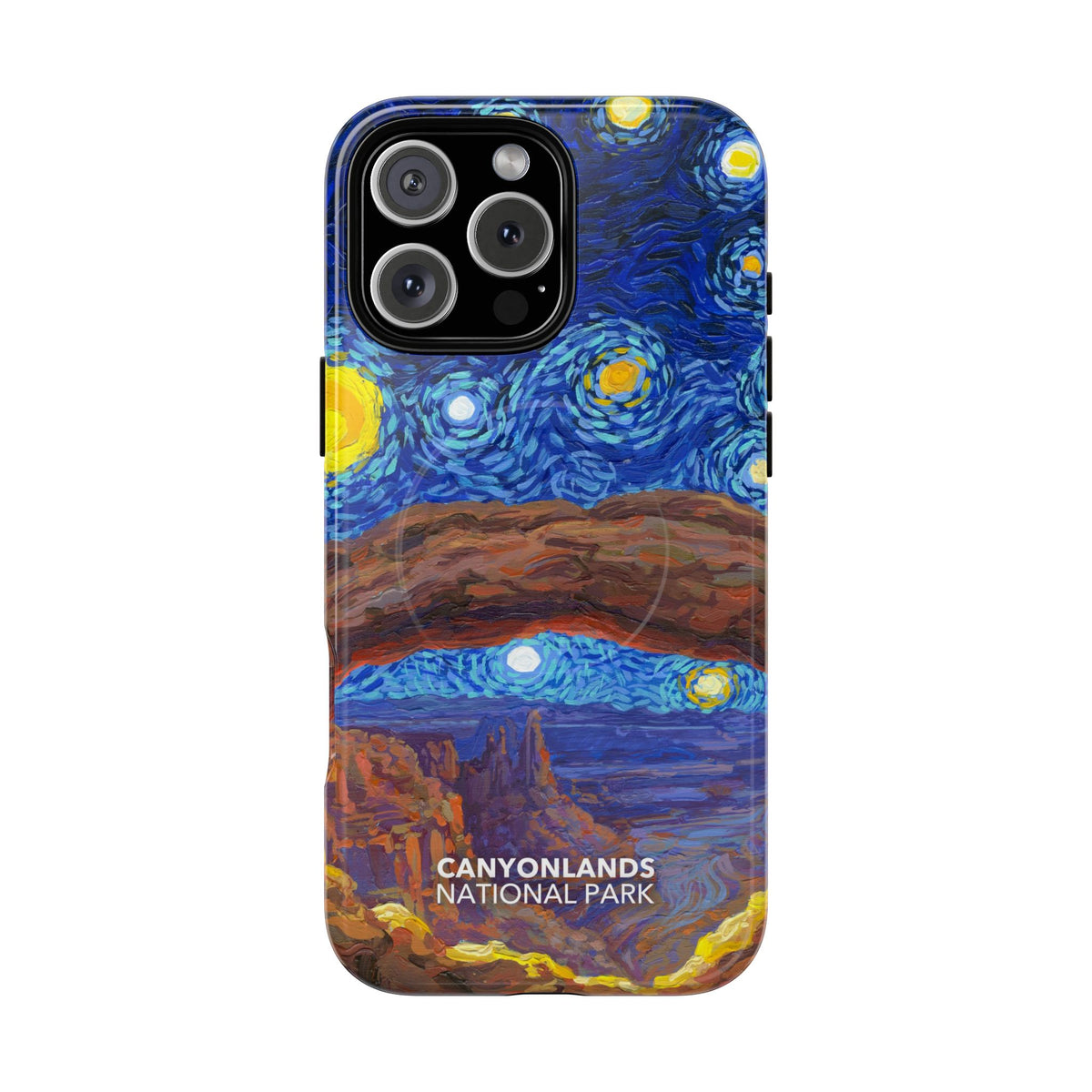 Canyonlands National Park iPhone Case with MagSafe - Starry Night