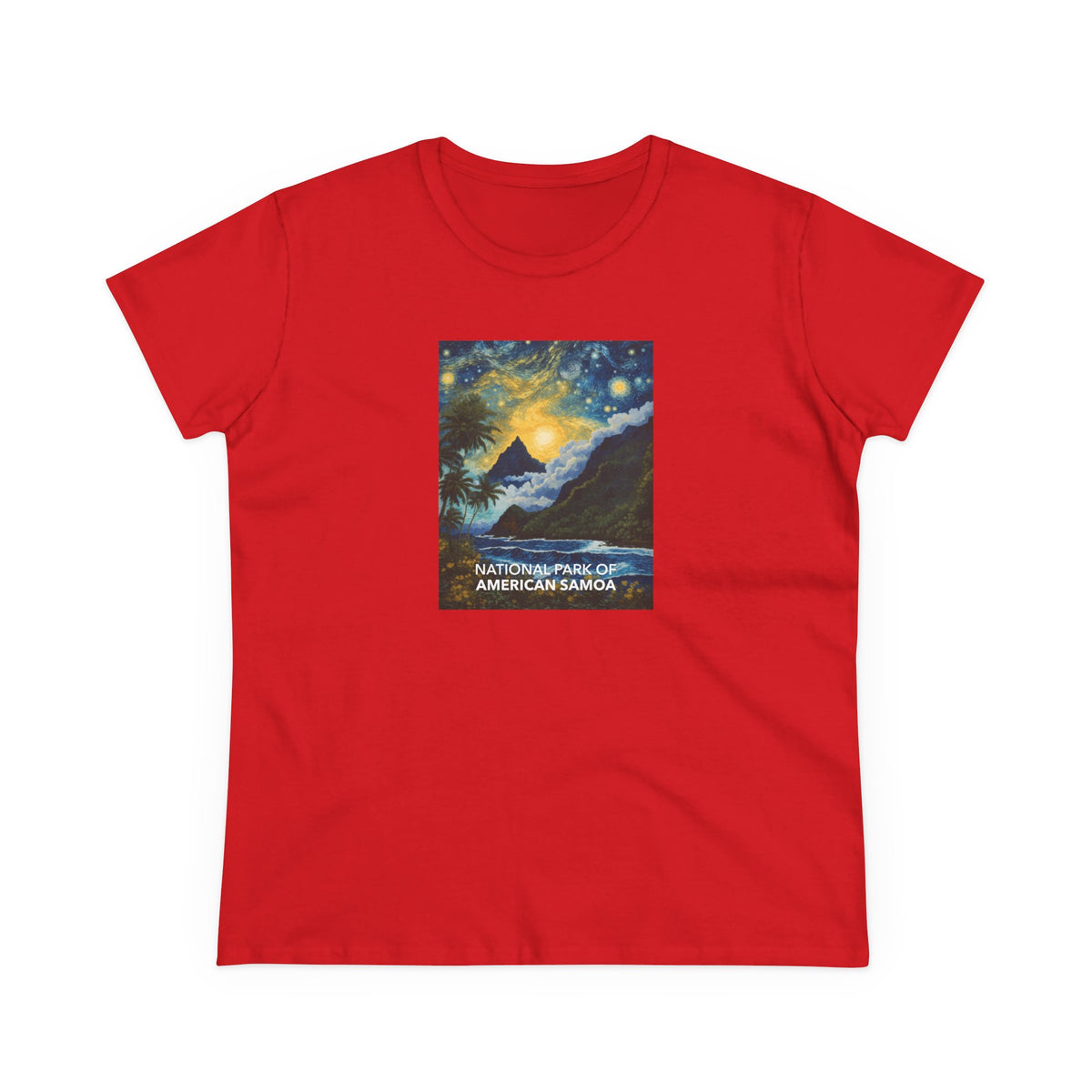 National Park of American Samoa Women's T-Shirt - Starry Night