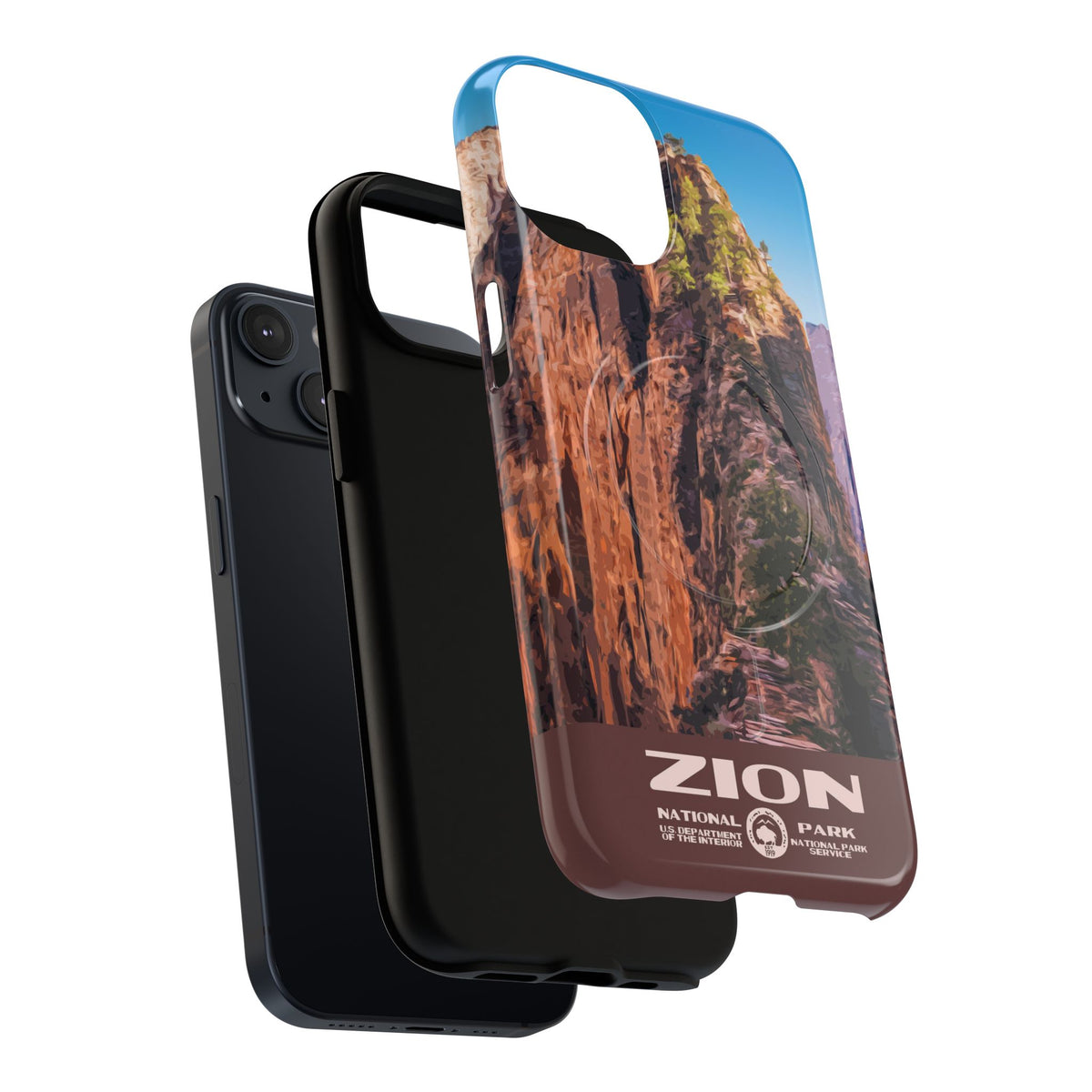 Zion National Park iPhone Case with MagSafe - Angels Landing Trail