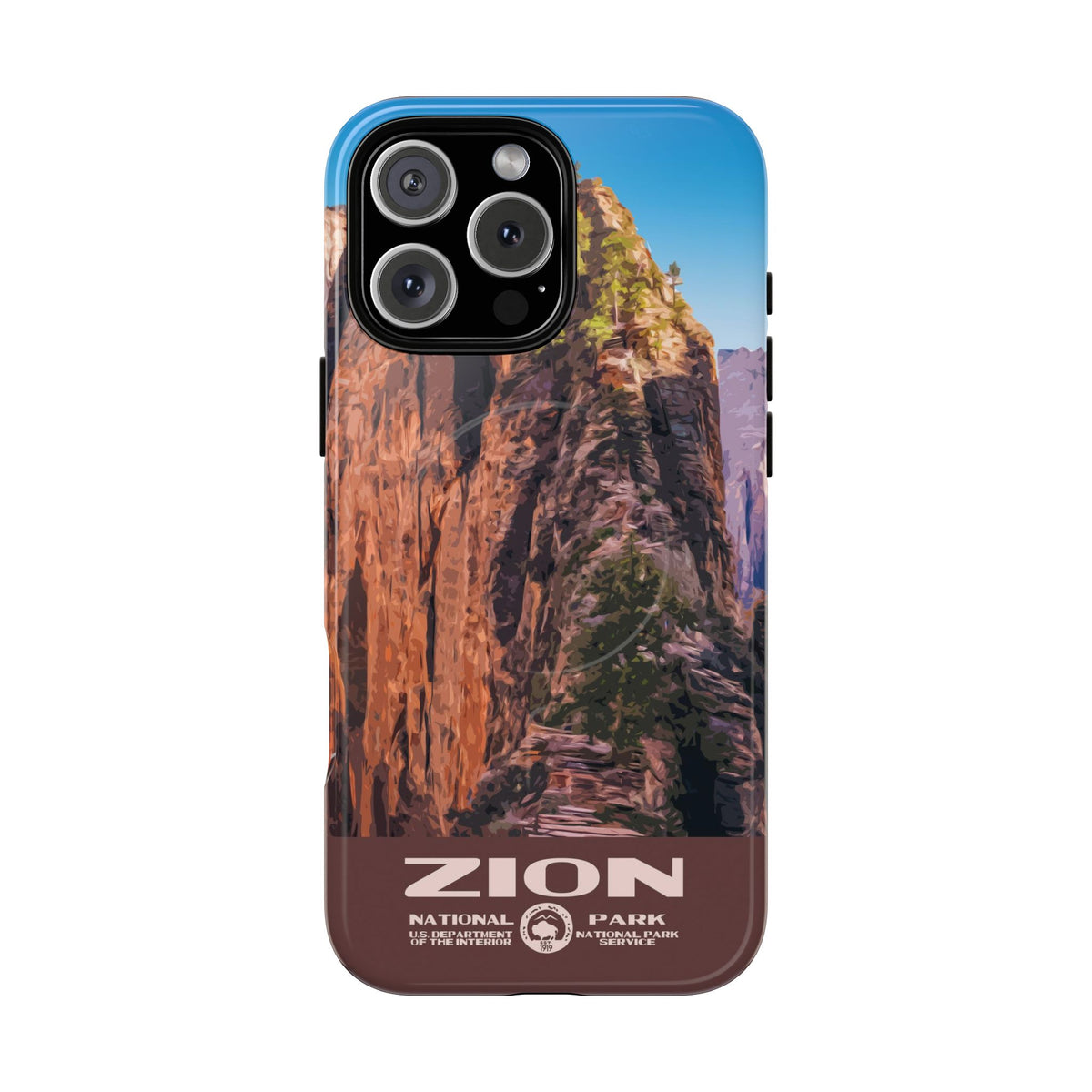 Zion National Park iPhone Case with MagSafe - Angels Landing Trail