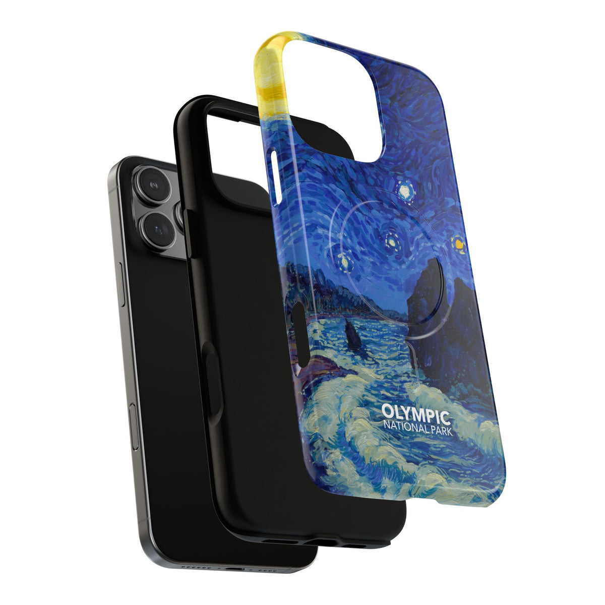 Olympic National Park iPhone Case with MagSafe - Starry Night