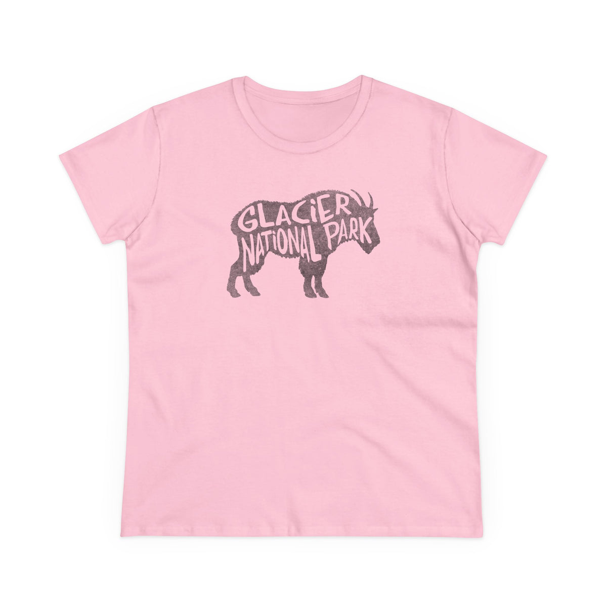Glacier National Park Women's T-Shirt - Mountain Goat