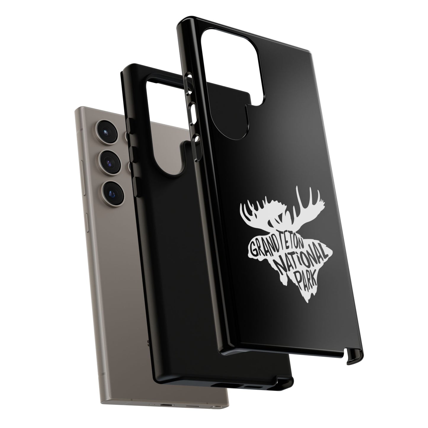Grand Teton National Park Phone Case - Moose Design