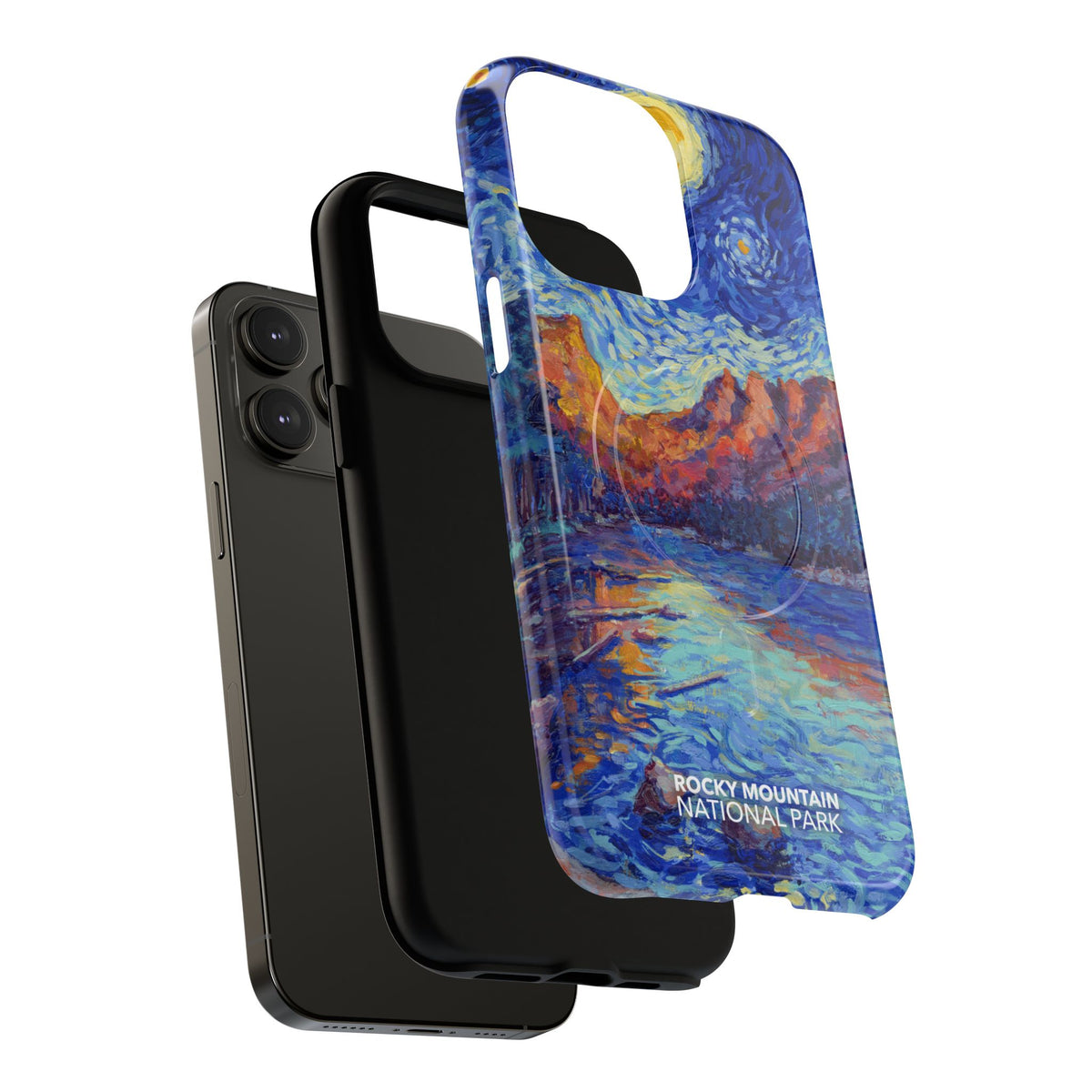 Rocky Mountain National Park iPhone Case with MagSafe - Starry Night