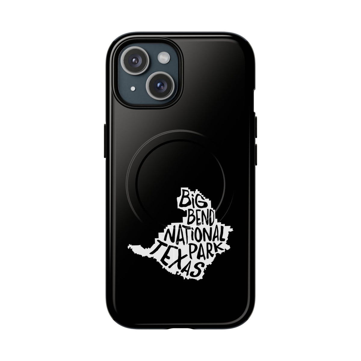 Big Bend National Park iPhone Case with MagSafe - Map Design